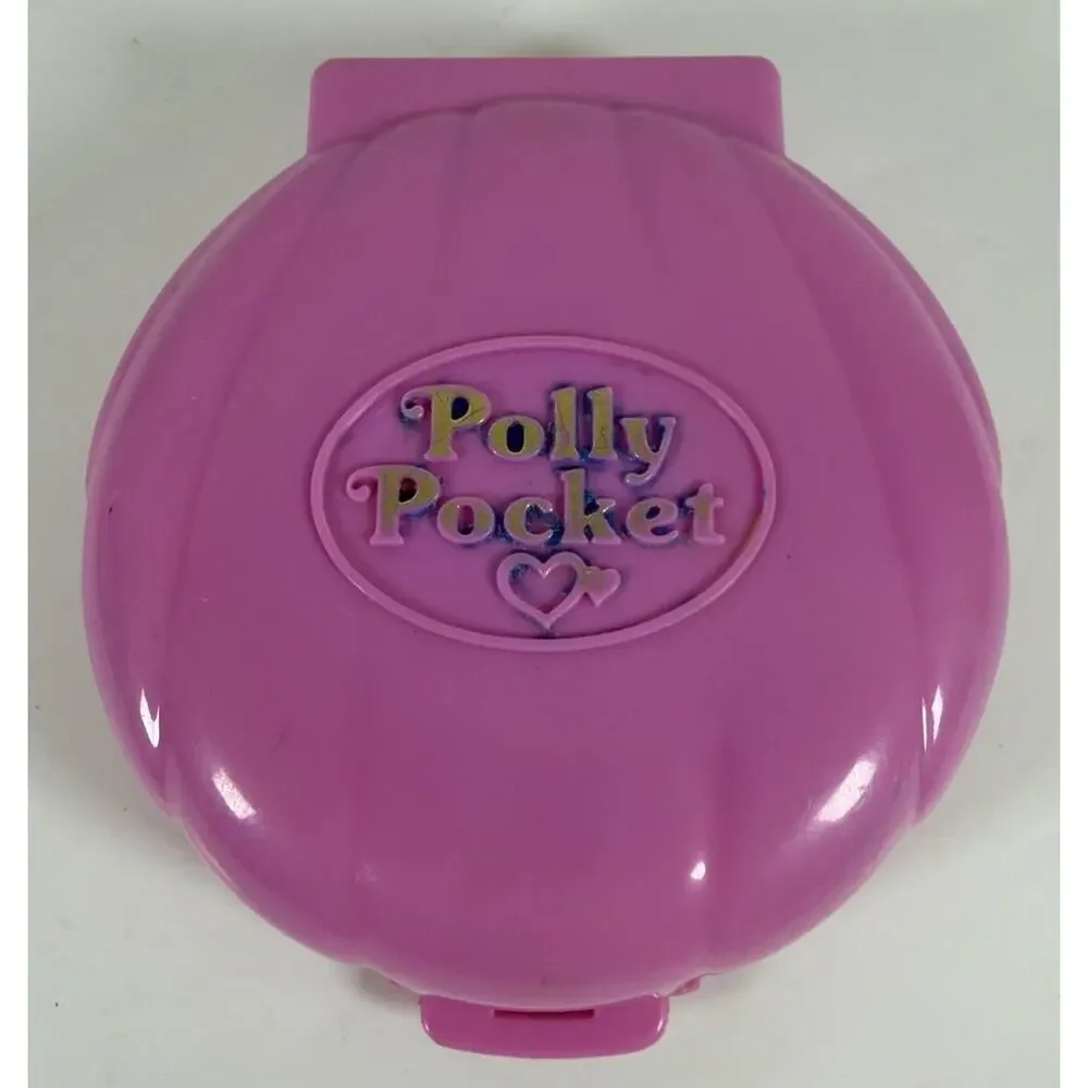 2 Vtg 1989 Polly Pocket Polly’s Cafe Bluebird + Figures - Issues Incomplete Read